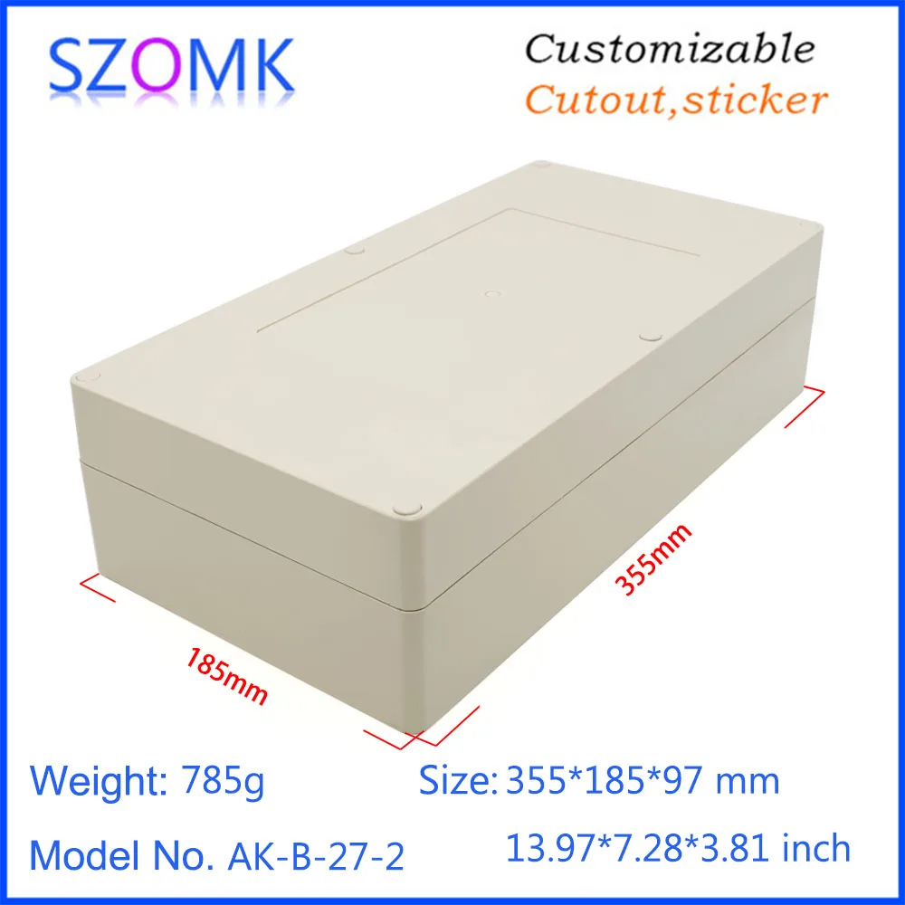 1 шт., пластиковый корпус для печатной платы электроники SZOMK IP65, водонепроницаемый корпус, коробка для устройства
