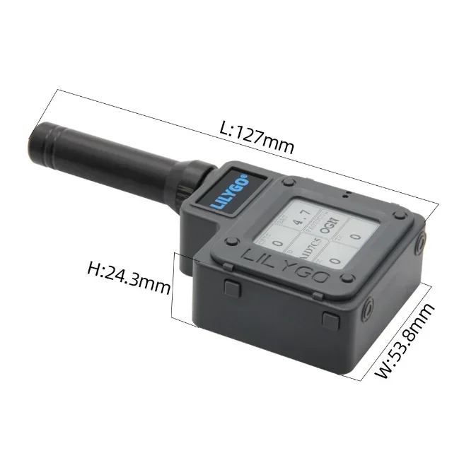 Беспроводной модуль LILYGO TTGO Meshtastic T-Echo LoRa SX1262 433/868/915 МГц NRF52840 1 54 электронная бумага