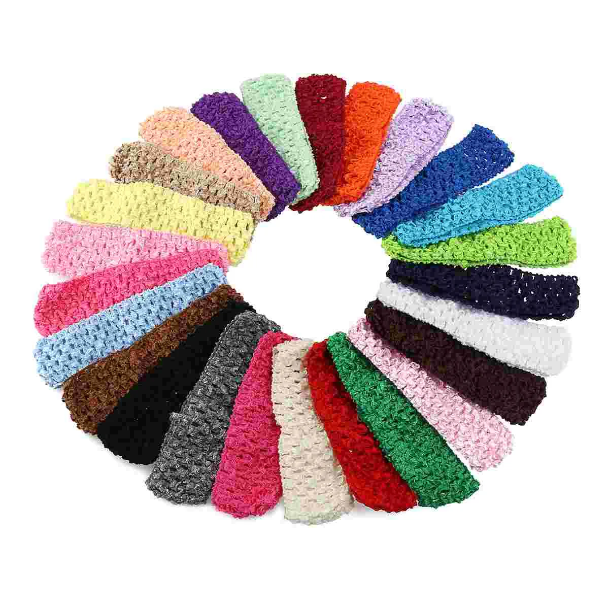 

Kids Scrunchies Baby Hairband Knit Headband Baby Elastic Hair Bands Infant Headbands Crochet Hair Bands Elasticity