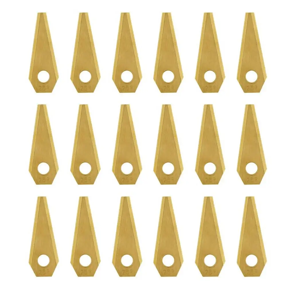 18 шт. 49X19X1 мм робот-косилка титановое сменное лезвие антикоррозийный прочный