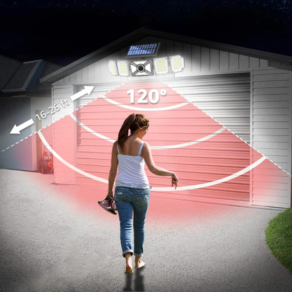 

LED Solar Decorative Lamp Waterproof Wall Mounted Path Yard Lights Easy Installation Lane Light Intelligent Sensor for Courtyard