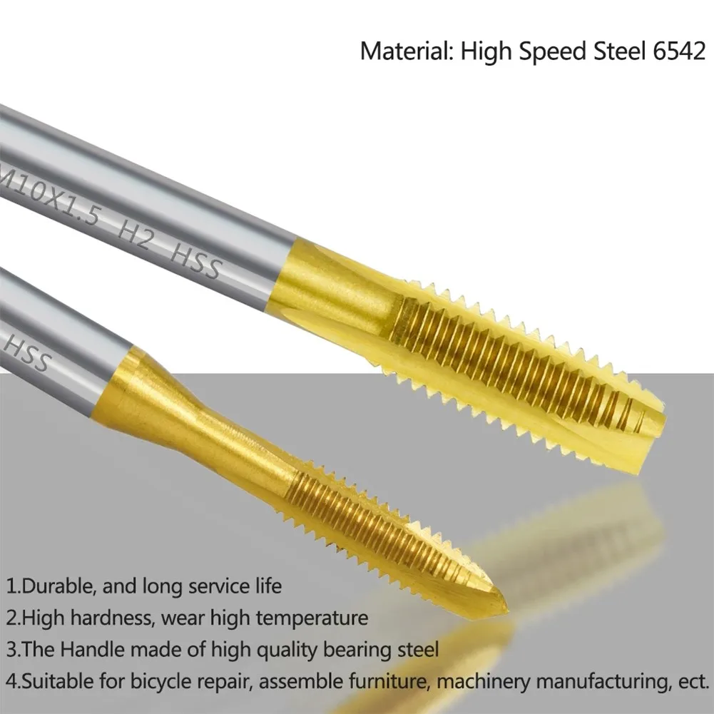 

Screw Tap Bit Composite Drill M2-M12 Tools Screw Tap Straight Flute Thread Tap Titanium Drill Bit M2-M12 Hot Sale
