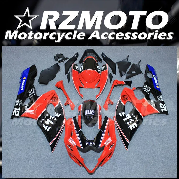 

4Gifts New ABS Fairings Kit Fit For Suzuki GSX-R 1000 K5 05 06 2005 2006 Bodywork Set Custom Black Red Cool