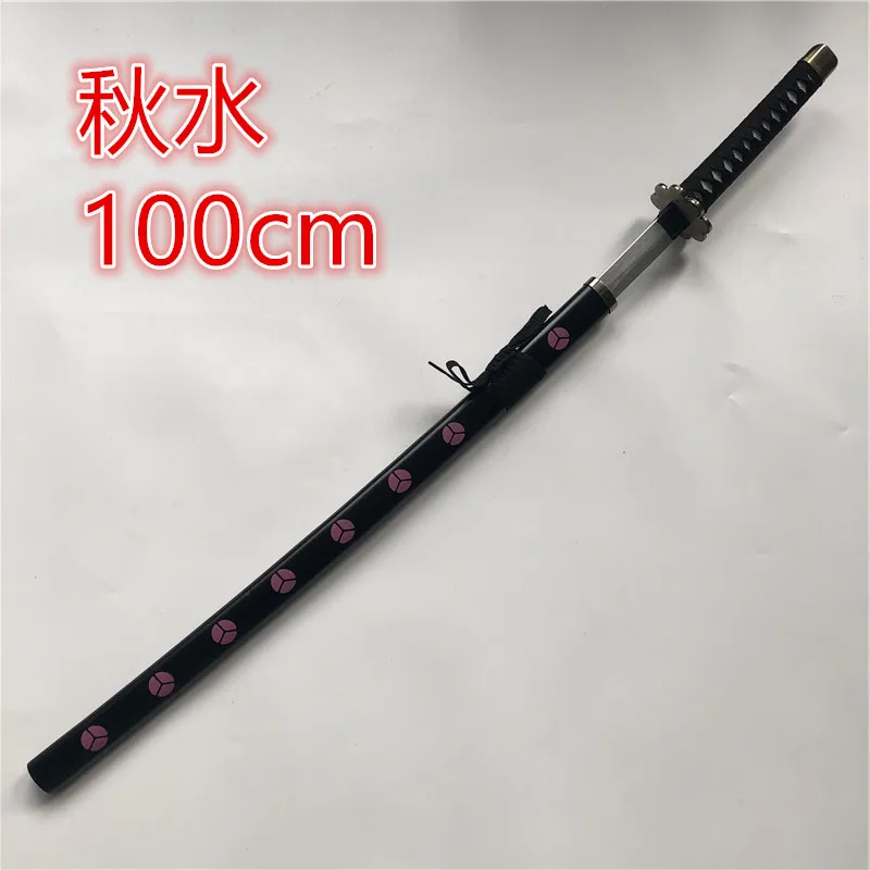 

Anime Cosplay Akimizu 1:1 Roronoa Zoro Sword Weapon Armed Katana Espada Wood Ninja Knife Samurai Sword Prop Toys 100cm