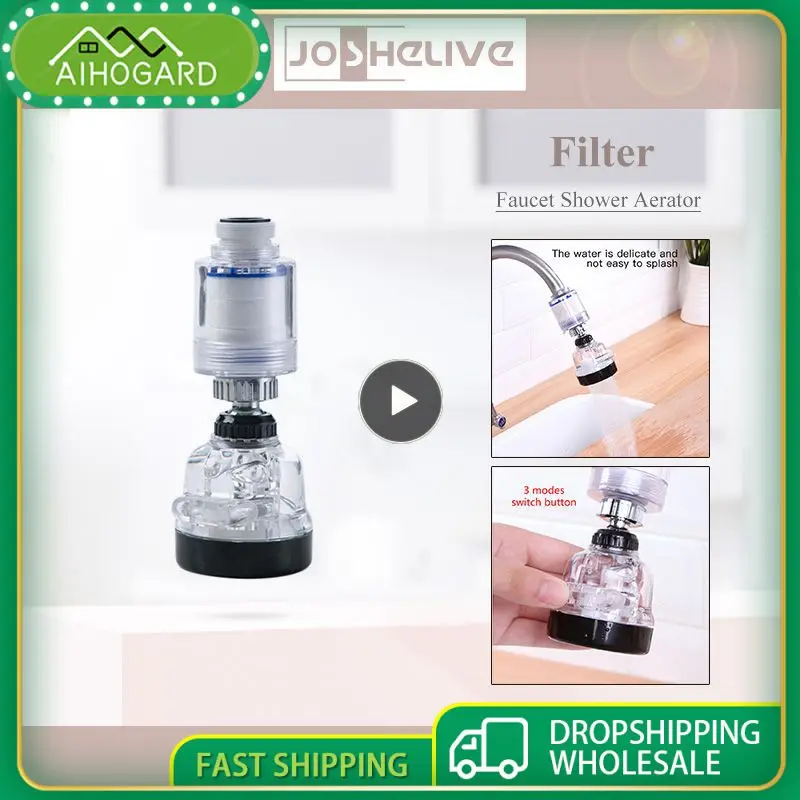 

Double-layer Filter Faucet Sprayer 360 Degree Rotatable Sink Faucet Sprayer Water Tap Head Filter Element Cotton