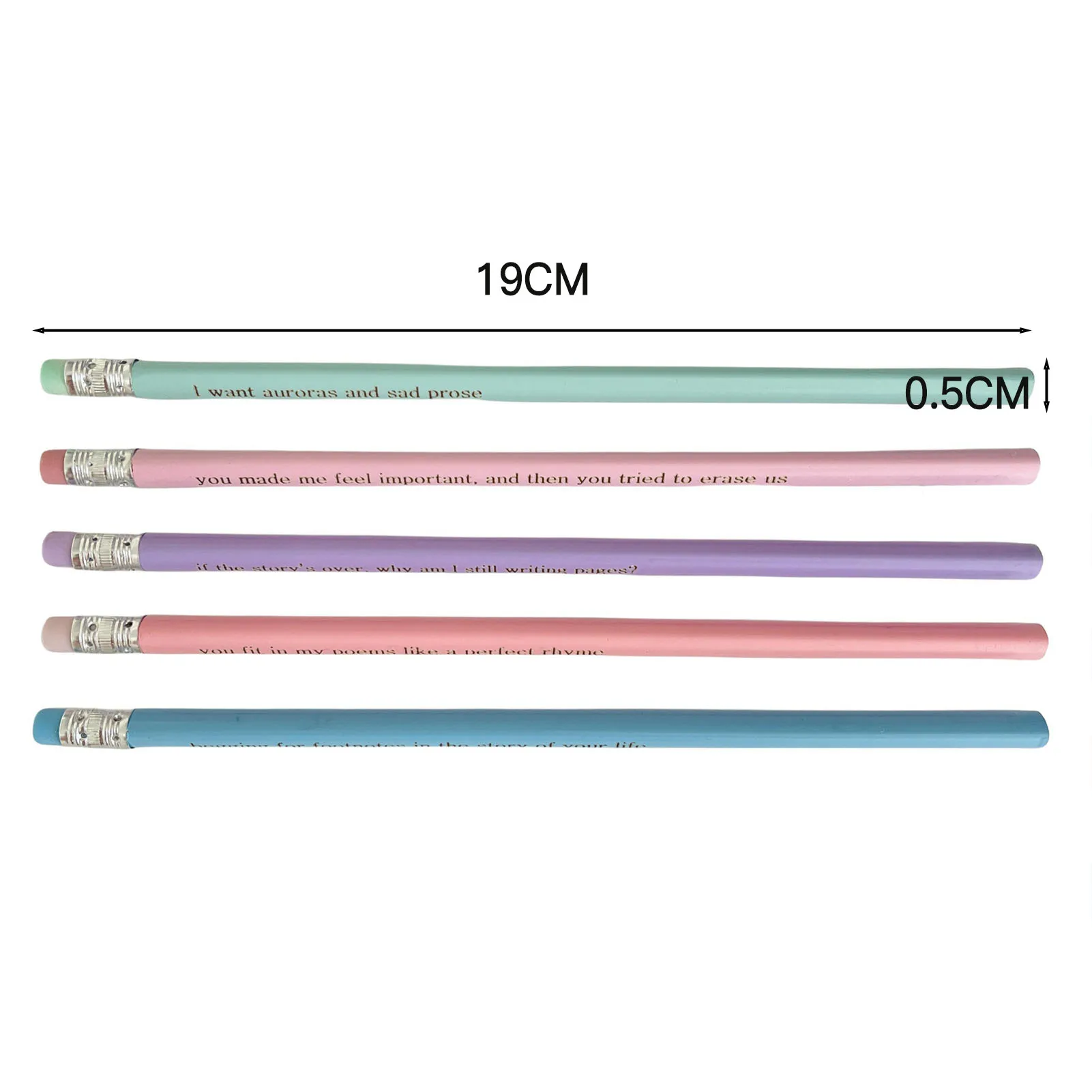 Набор карандашей в стиле рок/печаль для детей набор из 5 деревянных