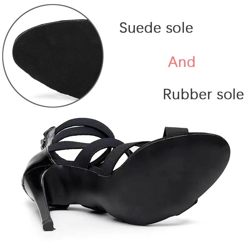 DKZSYIM New Women Dance Shoes High Heel Outdoor Jazz Latin Shoes Ladies Girls Tango Salsa Indoor Dance Shoes High Heels 11cm