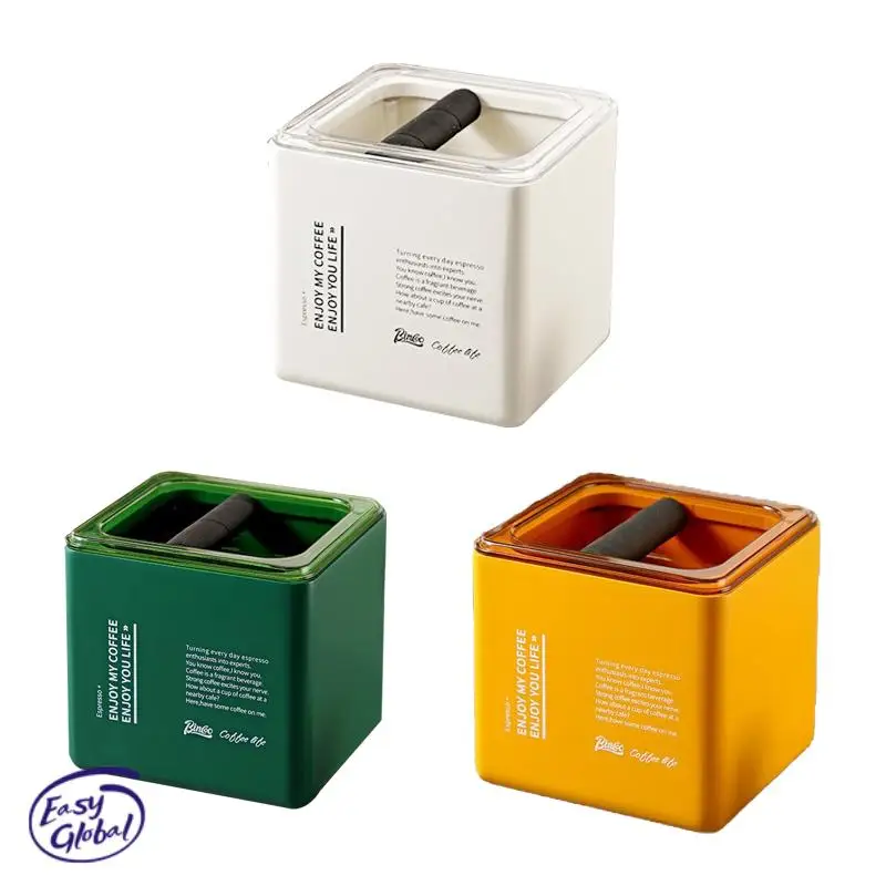 

Coffee Knock Crumb Bucket Mini Knock Crumb Box Bar Espresso Waste Powder Bucket Thickening Removable Cleaning Multiple Colors