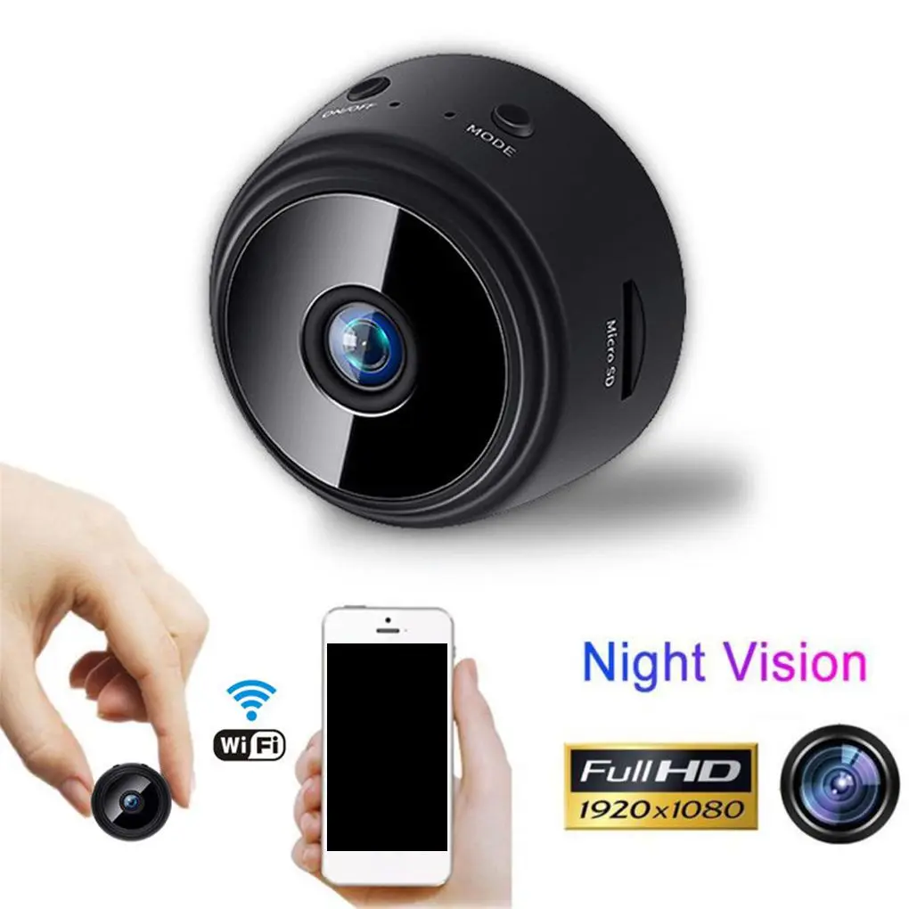 

Мини-камера видеонаблюдения, Wi-Fi, HD, 1080P