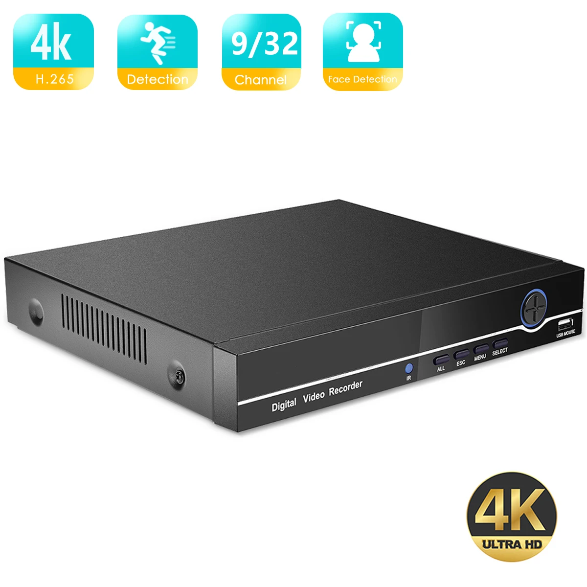 Скидка Видеорегистратор BESDER, H.265, AI 4K, 16 каналов, 4K/ 9 каналов, 32 канала, 4K