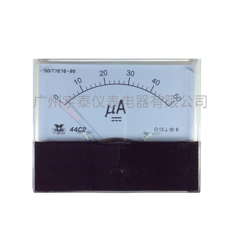 44c2 Milliammeter 100mA Microammeter 50UA DC Ammeter 200mA Pointer Table 100ua 80x100 | Diodes