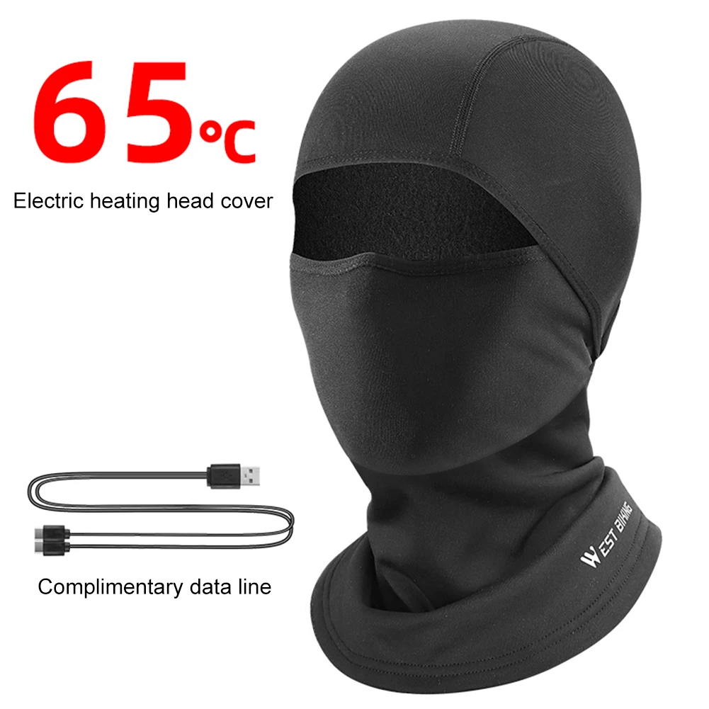 

1 шт. зимняя велосипедная шапка, ветрозащитная шапка для катания на лыжах, велосипеде, мотоцикле, головной убор с подогревом, Удобная Балакла...