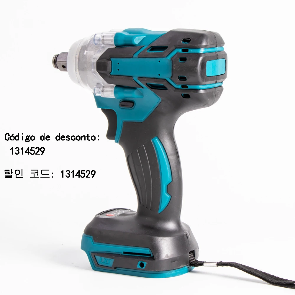 

Brushless Dual-purpose Impact Wrench 18V 520N.m 3200IPM Impact Frequency High Torque Electric Screwdriver Stepless Speed Switch
