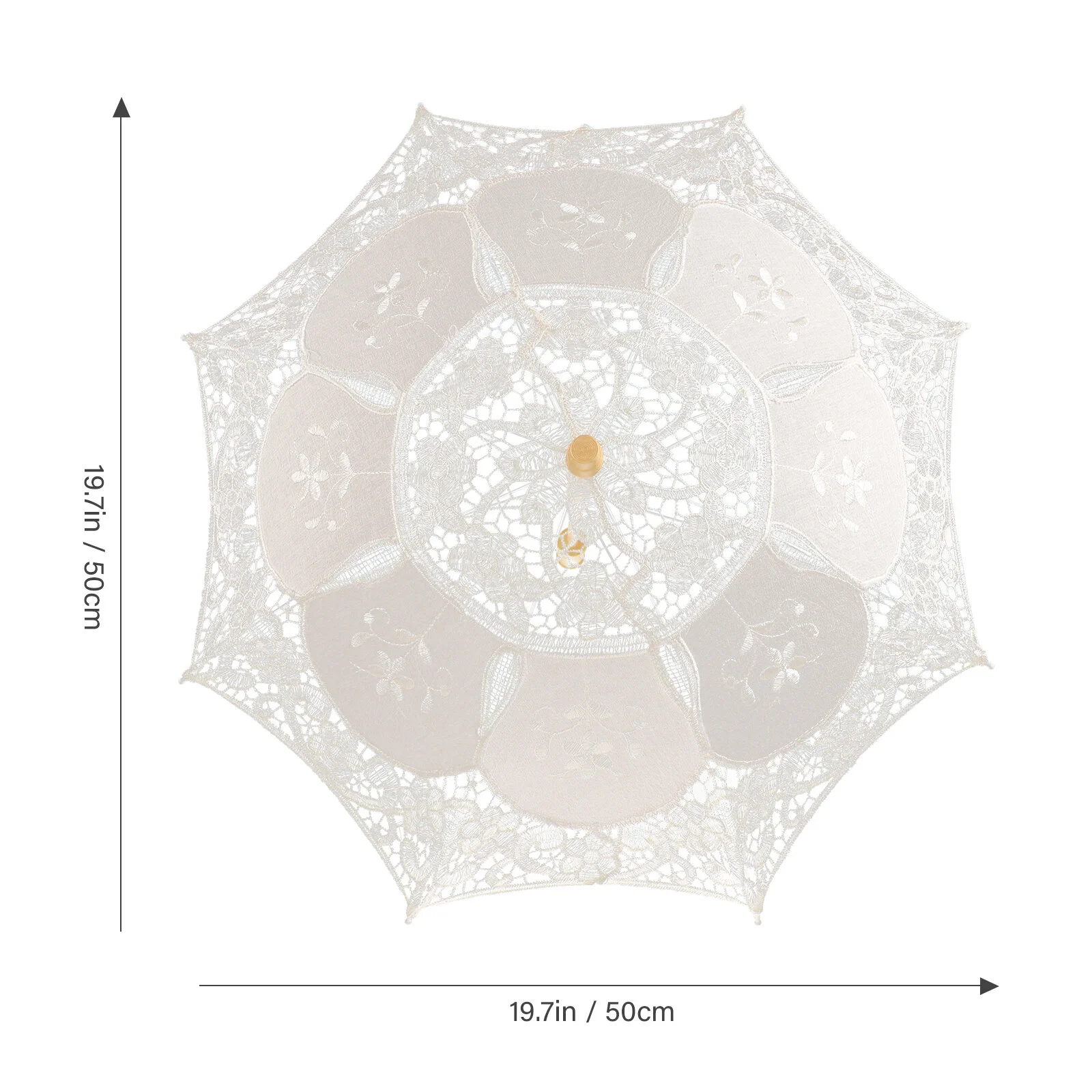 

Princess Umbrella Handmade Lace Parasol Photography Prop Craft Wedding Bridal Decoration