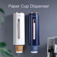 disposable paper cups holder wall mounted water dispenser automatically drop cup holder storage plastic paper cups container