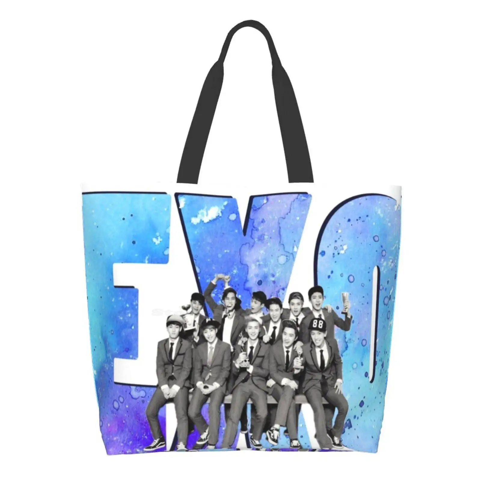 

Exo Reusable Household Tote Bags Storage Bags Exo Kpop M L K Xiumin Chen Kai Sehun Suho Baekhyun Ly Do Luhan Chanyeol