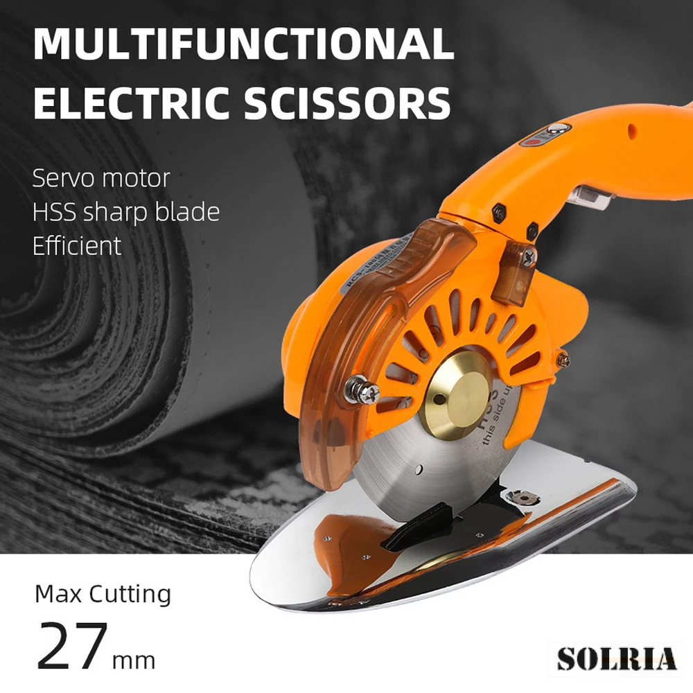 

RC-100 / 110/125 Industrial Tailor Electric Scissors Electric Fabric Cutting Machine Low Noise Tailor Cloth Cutter Power Tools
