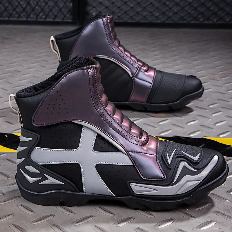 Новинка 2023 мотоциклетная обувь мужская качественная гоночная женская для