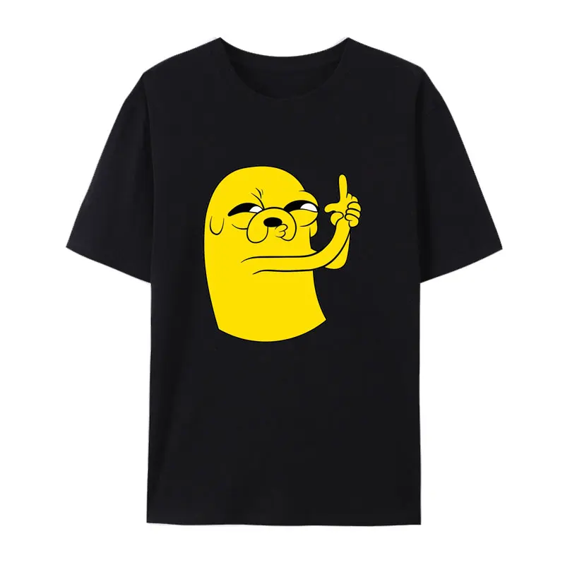 

Funny Adventure Time Cartoon Cotton T-Shirts Men Women Humor Style Hipster Loose Y2k Streetwear Comfortable Casual Camisetas