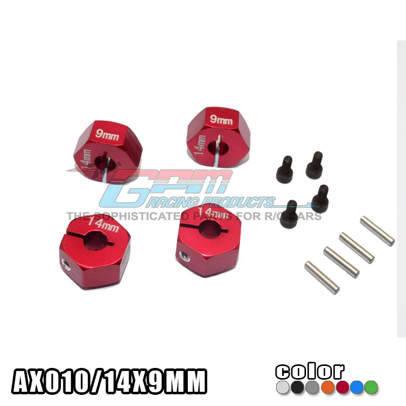 

Axial Scx10 Exo14x9mm Aluminum Alloy Metal Anti-loosening Hexagonal Coupler Ax010/14x9mm