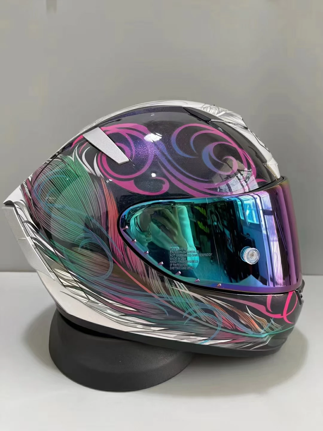 Полнолицевой мотоциклетный шлем X14 X-14 Marquez с глянцевыми перьями для езды на