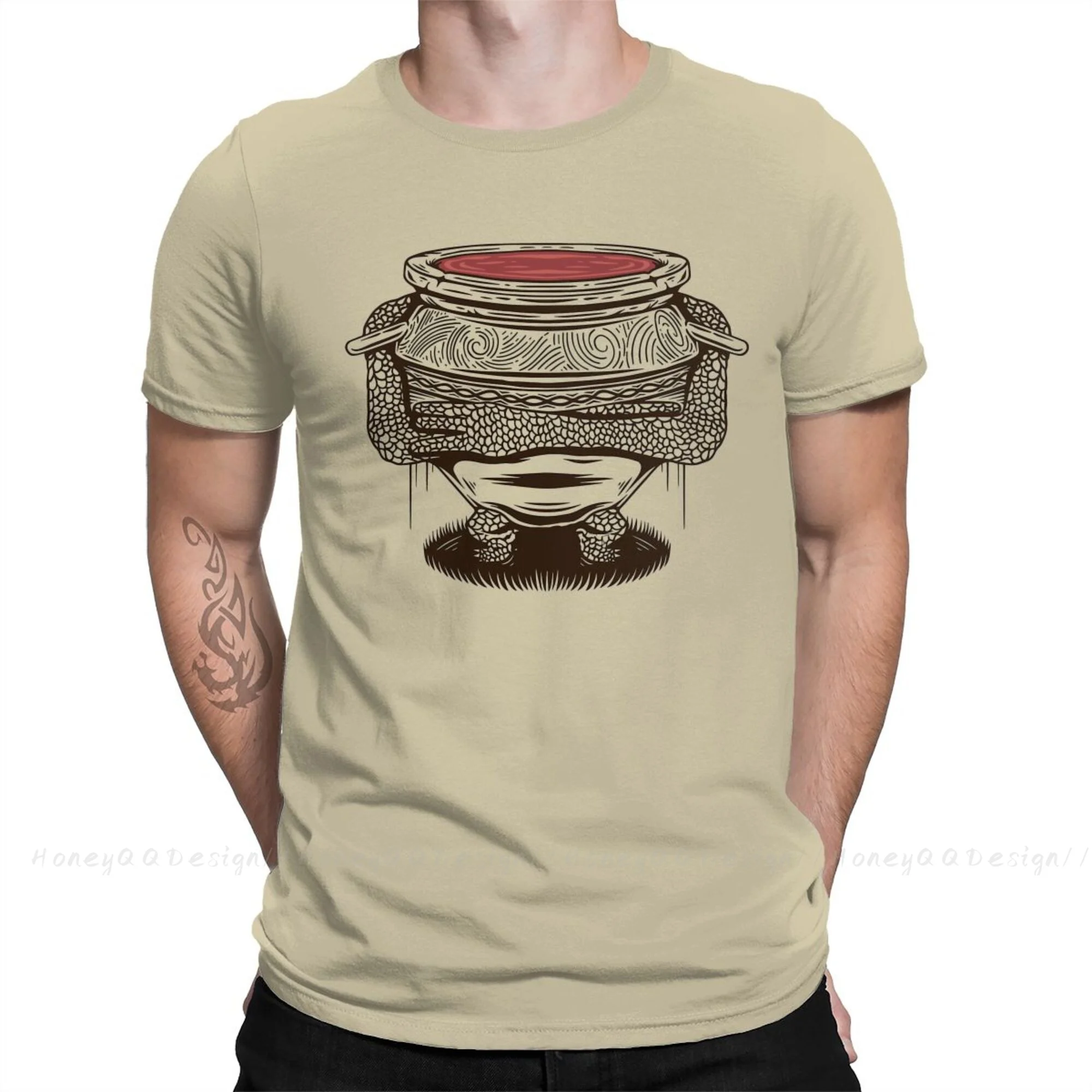 

Men Elden Ring TShirt The Pot Pure Cotton O neck Tees Harajuku Adult Shirt Oversize