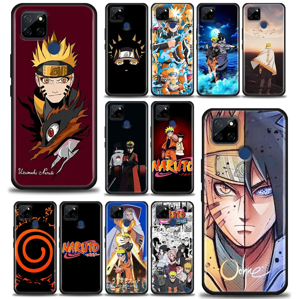 

Narutos For Realme C1 C2 C21Y C25 C12 Case Silicone Back Cover Anime Uzumaki Naruto Phone Case For OPPO Realme GT GT2 Neo2 Coque