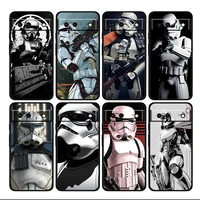 stormtrooper star wars shockproof cover for google pixel 7 6 6a 5 4 5a 4a xl pro tpu soft silicone soft black phone case coque