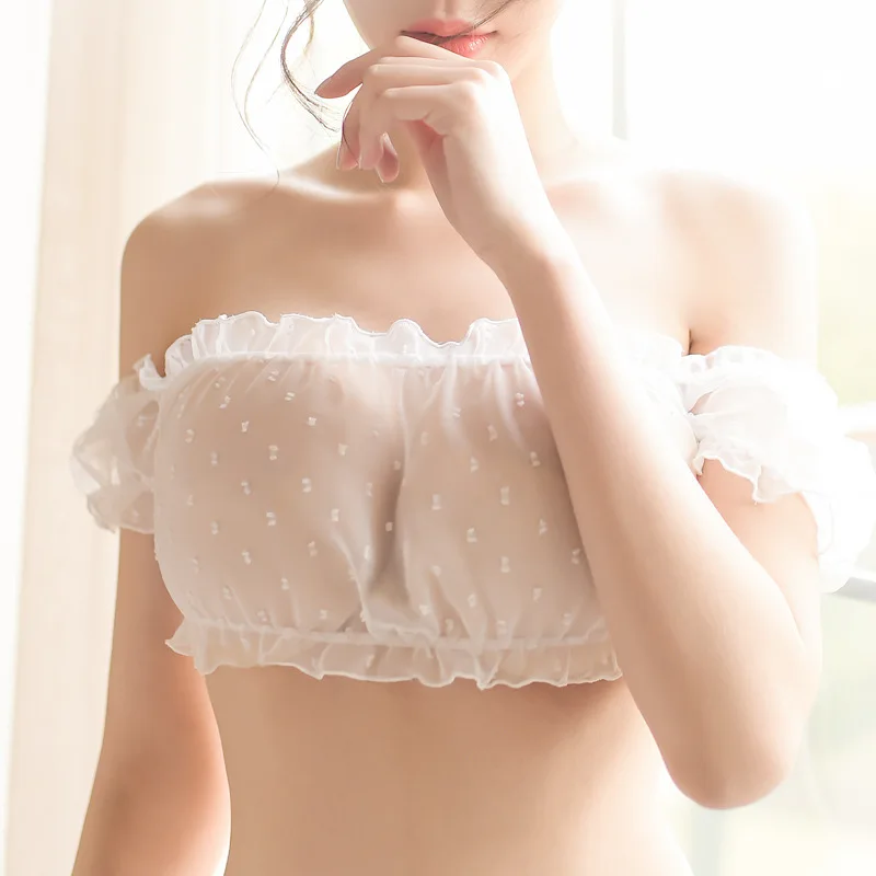 Комплект женского нижнего белья ультратонкая сетчатая Пижама со звездами и