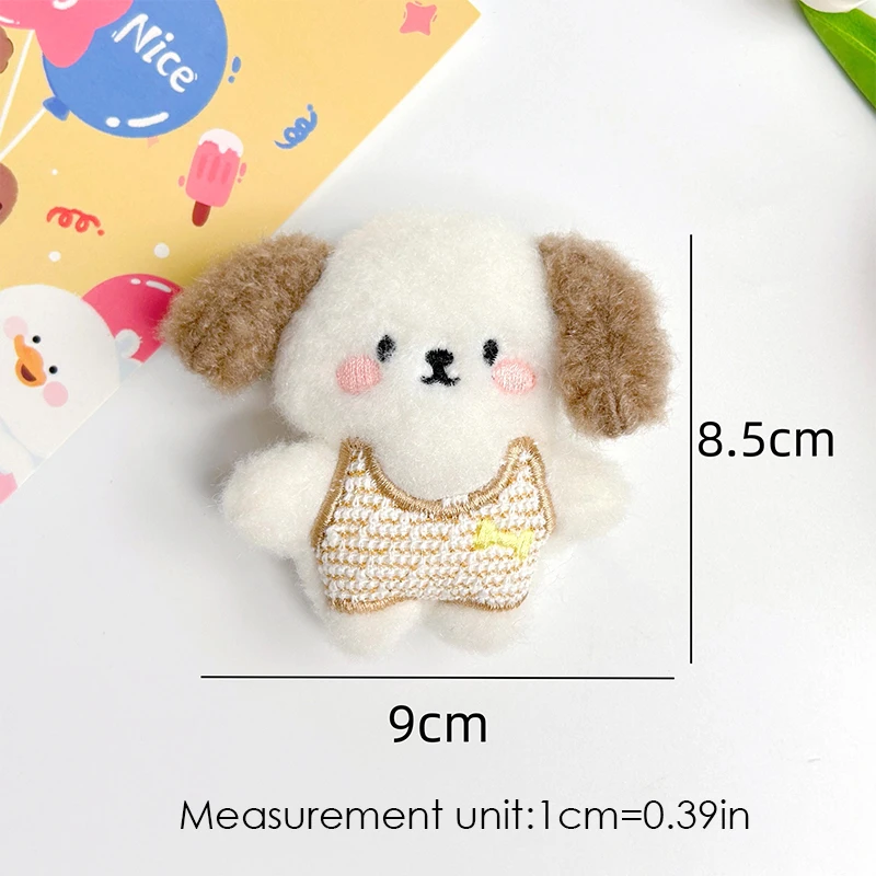 Милый Писк Щенок Плюшевая Игрушка Мультяшная Собака Мягкая Кукла Брелок Рюкзак