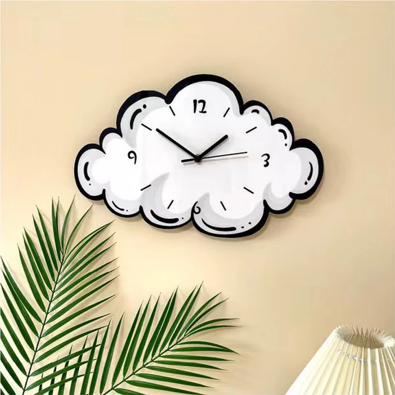 

Cartoon Creative Wall Clocks Decoration Hanging Wall Personality Clock Home Study Living Room Studio Shop Art Room Wall Clocks