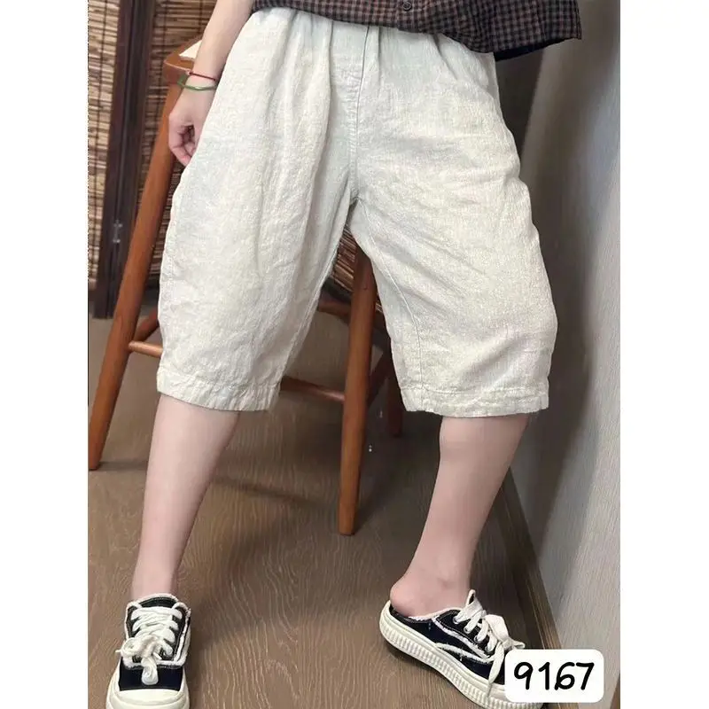 Брюки женские Универсальные однотонные с широкими штанинами модные