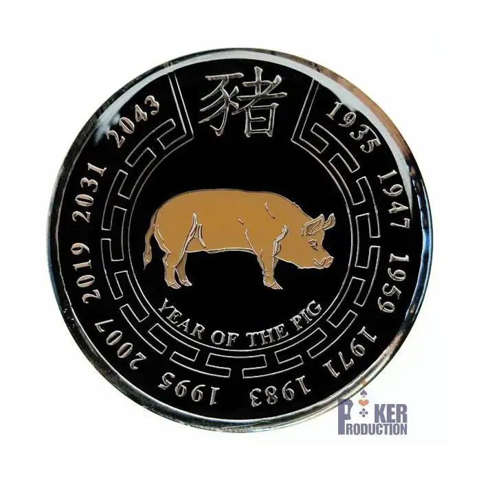 Карточная защита Свинка 2 лица|Покерные фишки | |