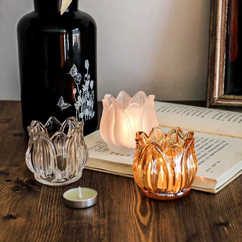 Romantic Wedding Clear Table Candle Ornament Home Jewelry Accessories Craft Gifts Decor