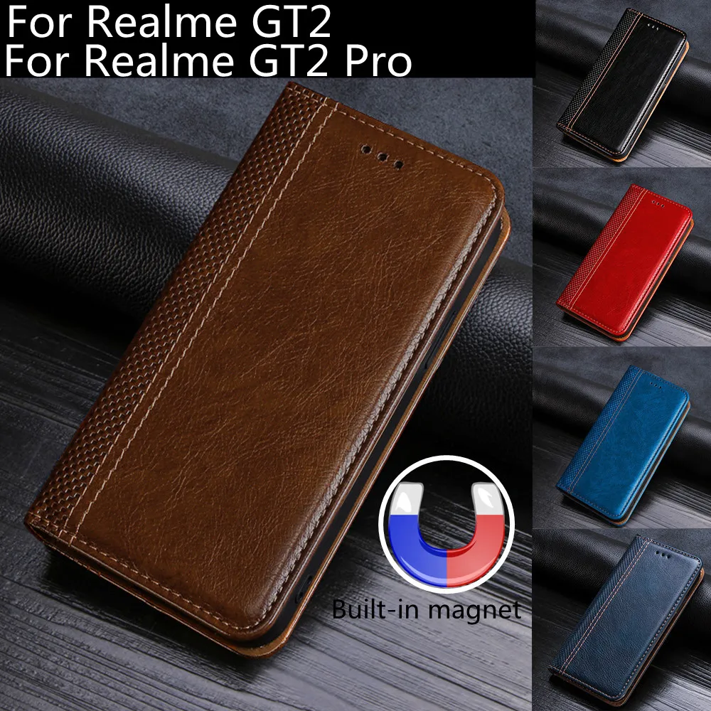 Кожаный и силиконовый чехол для Realme GT2 Pro |