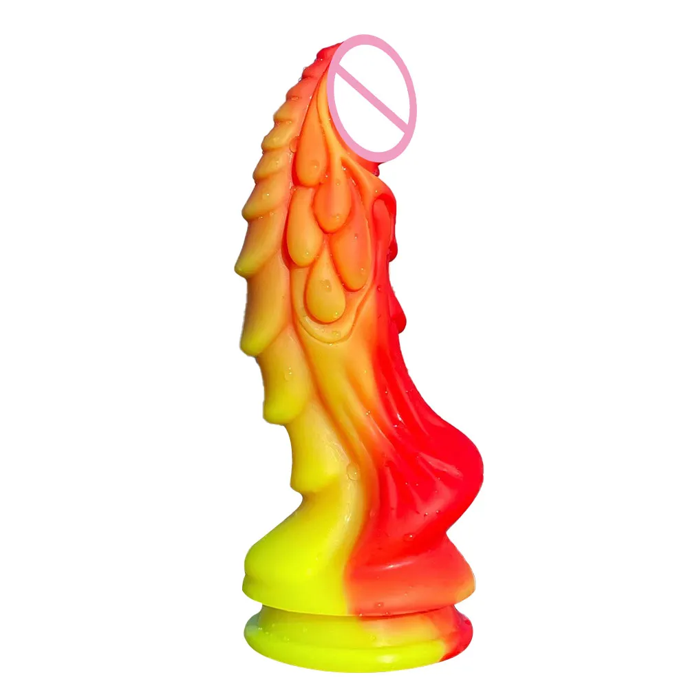 Силиконовый реалистичный фаллоимитатор на присоске для взрослых