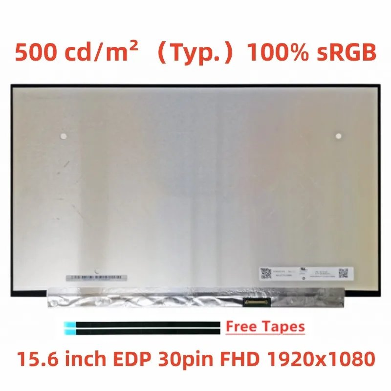 15.6 Inch N156HCE-GN1 Fhd 1920x1080 30pins Matter Lcd Display Screen Matrix Fru 01yn165