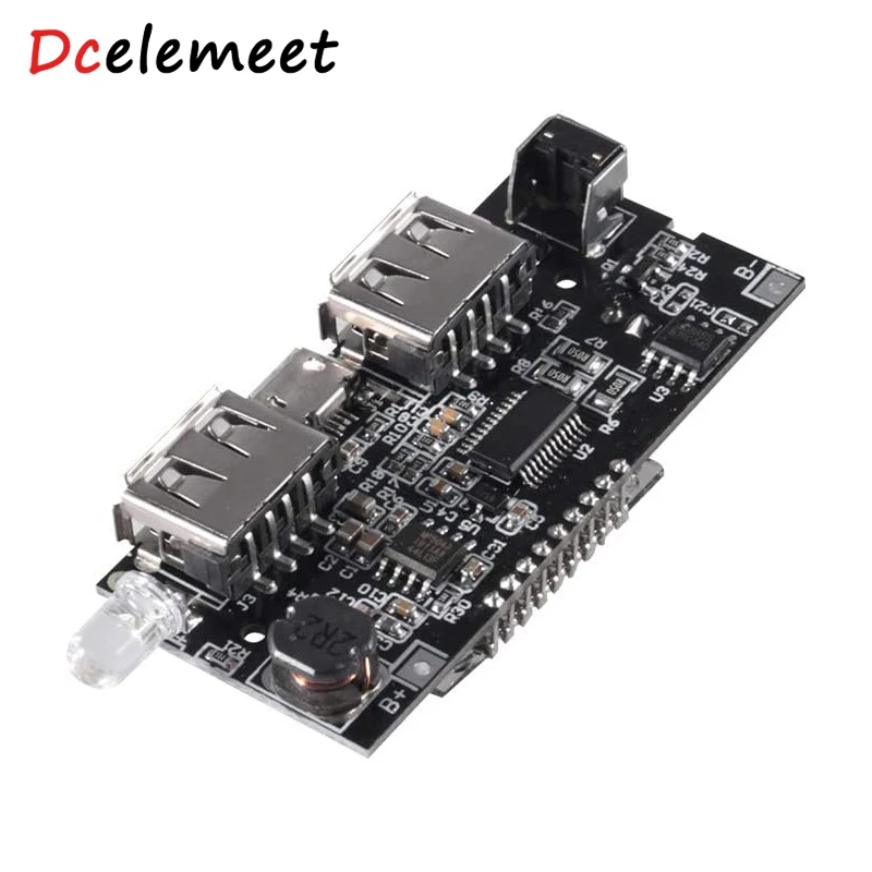 

Dual USB 18650 Battery Charger PCB Power Module 5V 1A 2.1A Mobile Power Bank Accessories for Phone DIY LED LCD Module Board