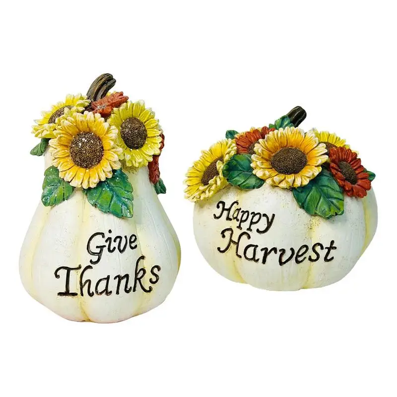 

Halloween Pumpkin Decor Resin Harvest Decorations for Desktop Colorful Decor for Home Ornament Cute Party Favors