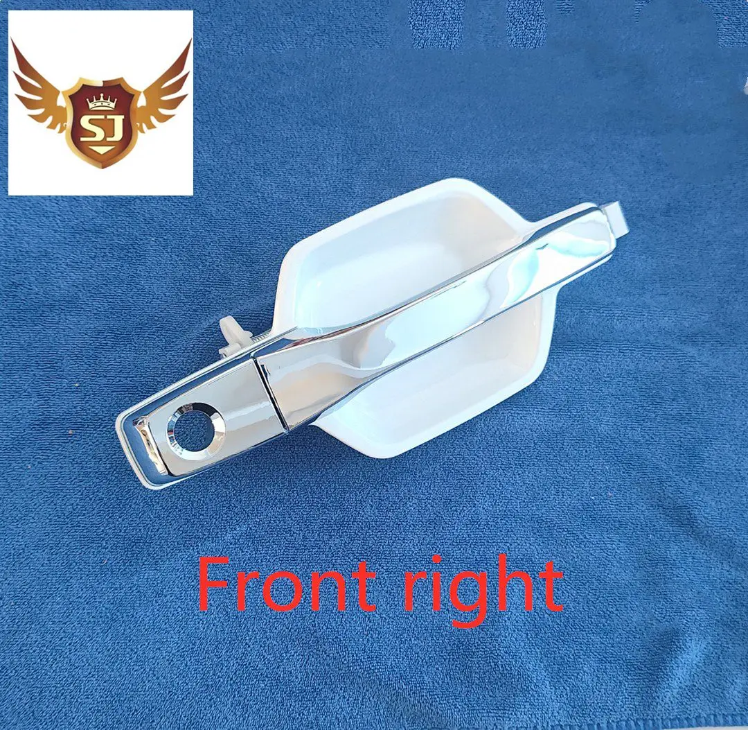 

Наружная дверная ручка для Mitsubishi Pajero Montero 2000-2006 V93 V97, пластиковая, хромированная, белая, передняя, Левая или правая