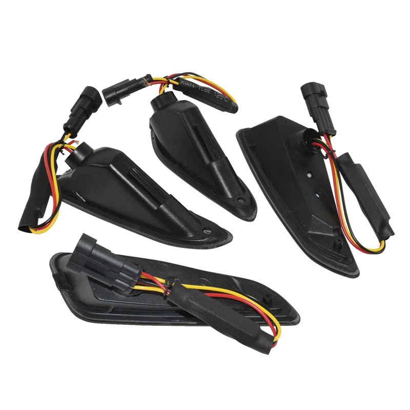 Мотоциклетные передние и задние поворотные сигналы E-Mark дневные ходовые огни