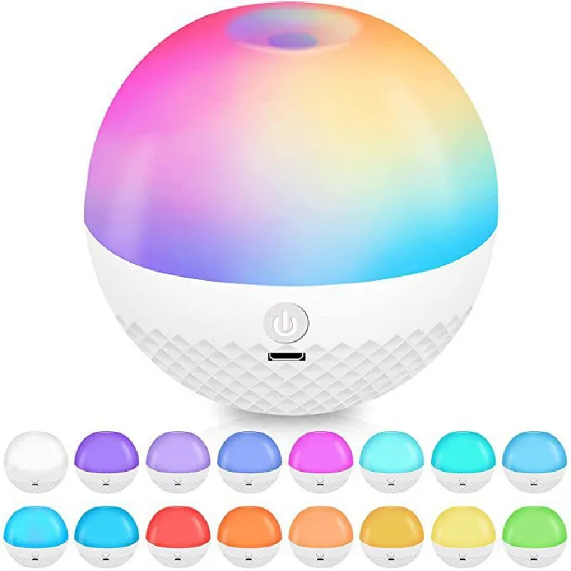 

2022 New Smart Touch Night light 16 color remote control colorful atmosphere light rechargeable bedroom creative night light