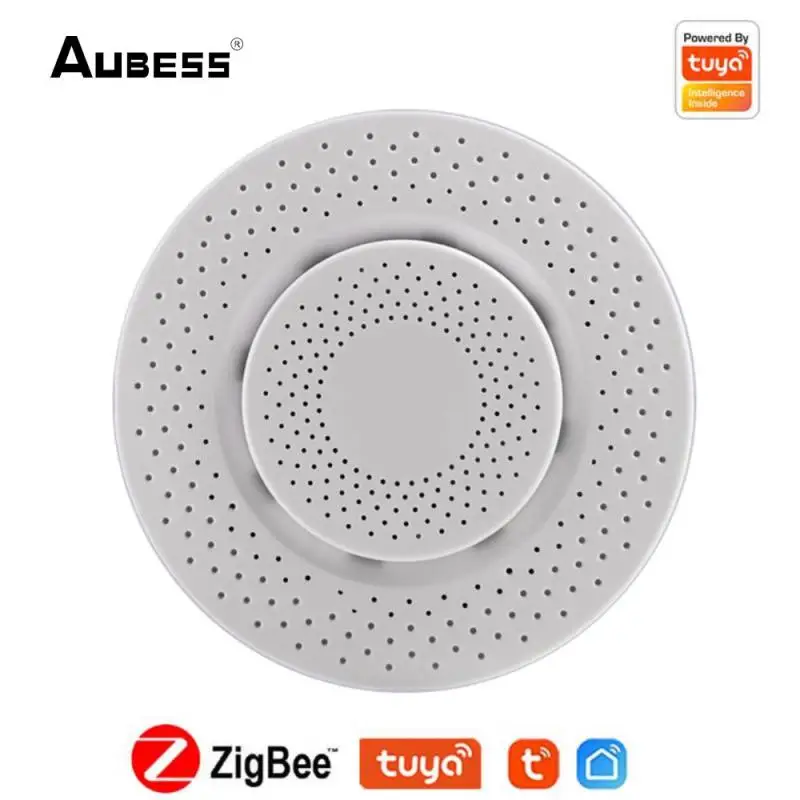 

Aubess Tuya ZIGBEE 3,0 умный воздушный ящик формальдегид, VOC, диоксид углерода, датчик температуры, влажности, автоматический детектор сигнализации