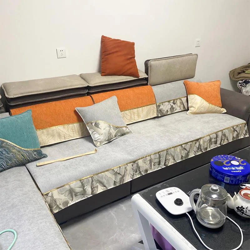 Высококачественный чехол для дивана из синели всесезонный Универсальный