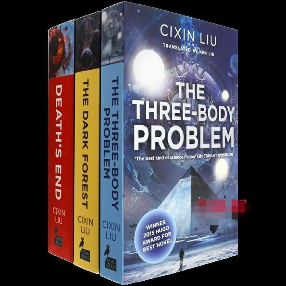 Liu Cixin's Three Body Trilogy (English Version) Science Fiction Full Hugo Award Works Collection Tests Brain Growth Books