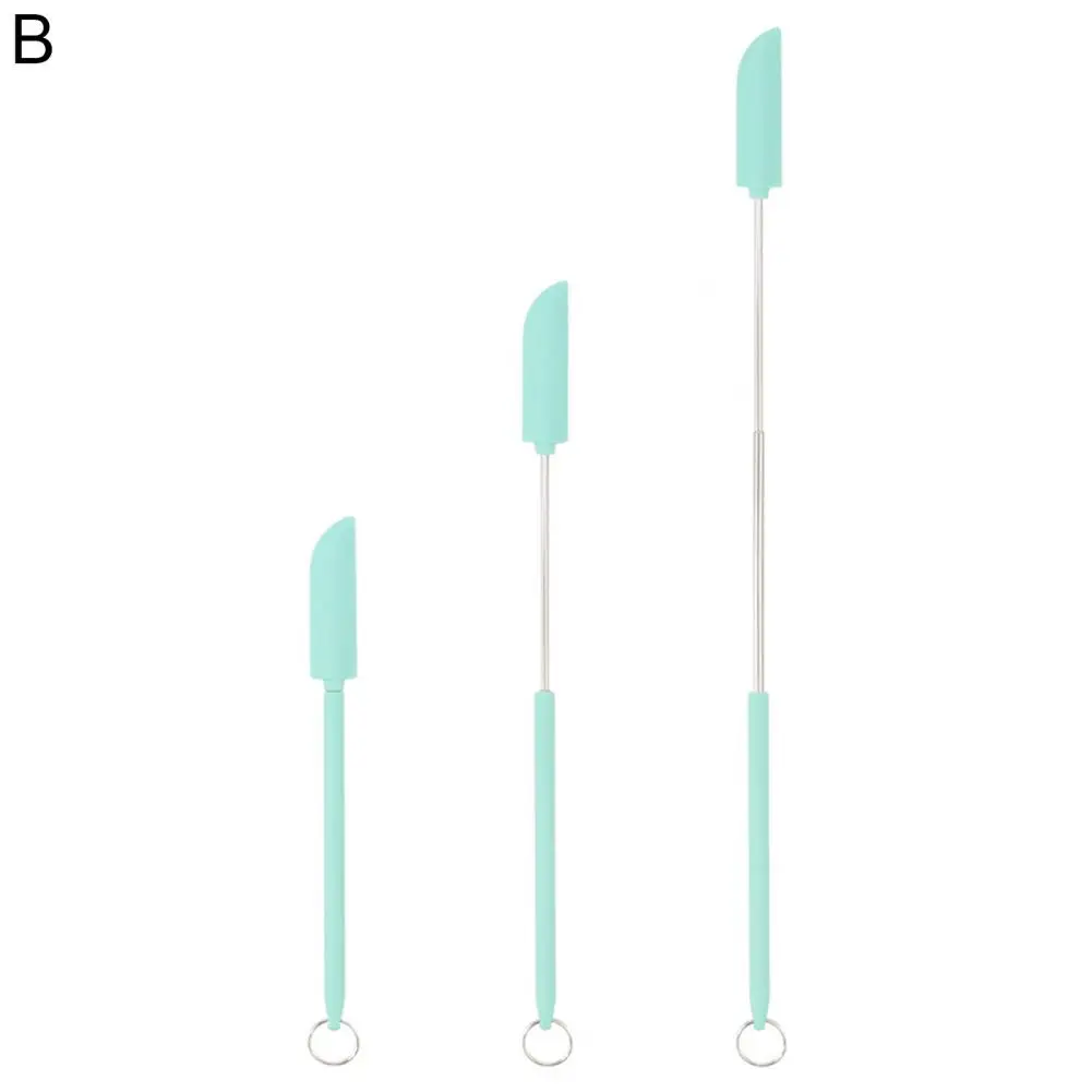 

Bottle Spatula Ergonomic BPA Free Wear-resistant Bottle Long Silicone Mini Spatula Cream Spatula Silicone Mini Spatula