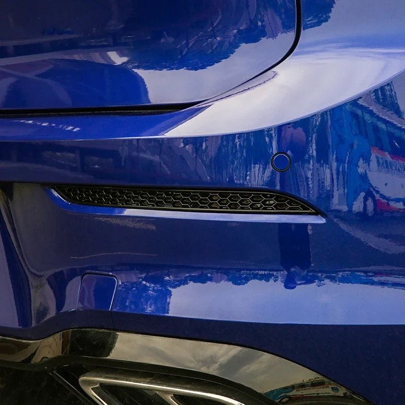 Сменные светоотражающие полосы заднего бампера в сотовом стиле накладка на