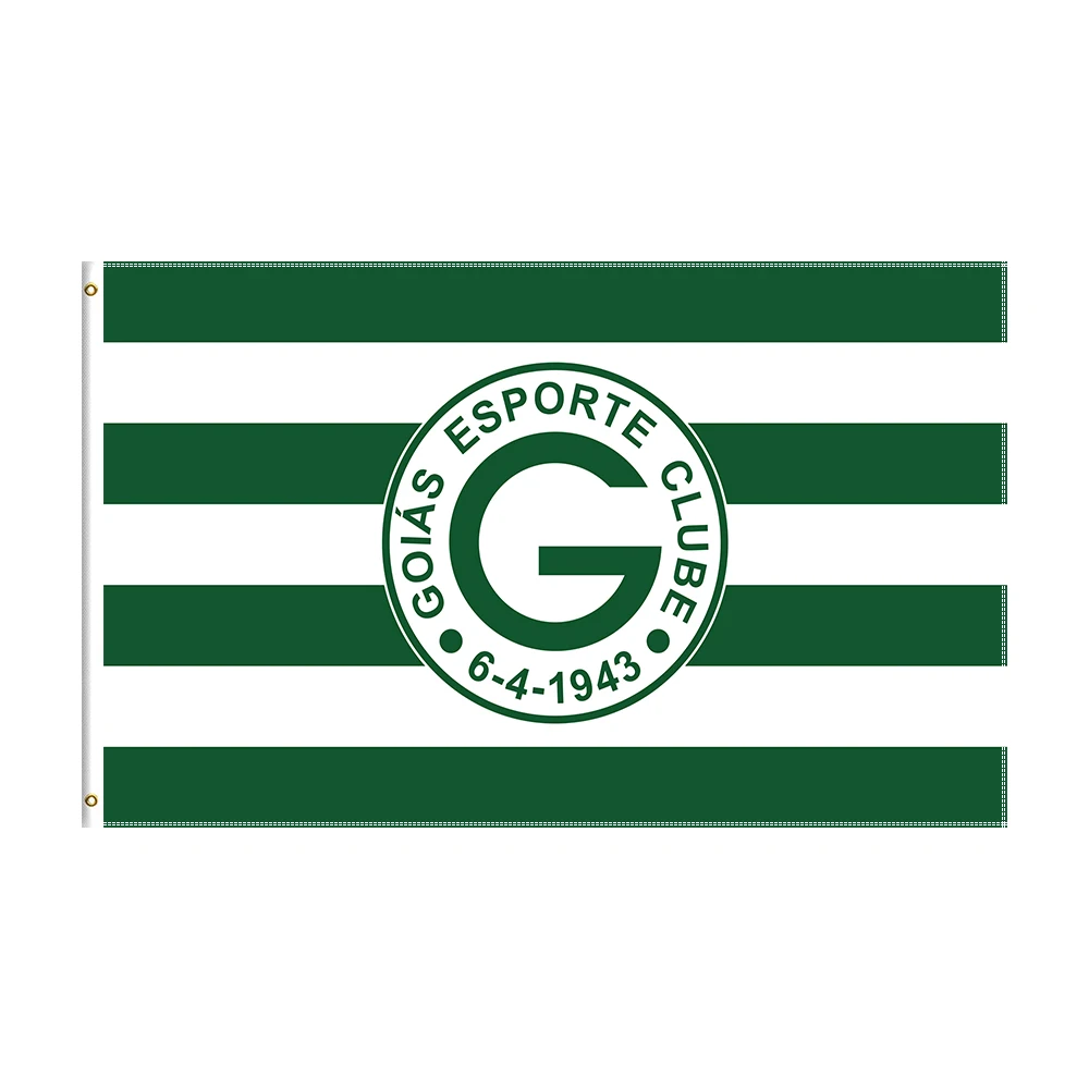 

90x150cm Goias Flag Polyester Printed Football Team For Decoration