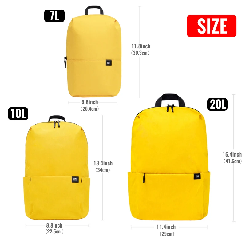 Original Xiaomi Mi Backpack 10L Waterproof Colorful Daily Leisure Urban Unisex Sports Travel Backpack For Men Women School Bag images - 6