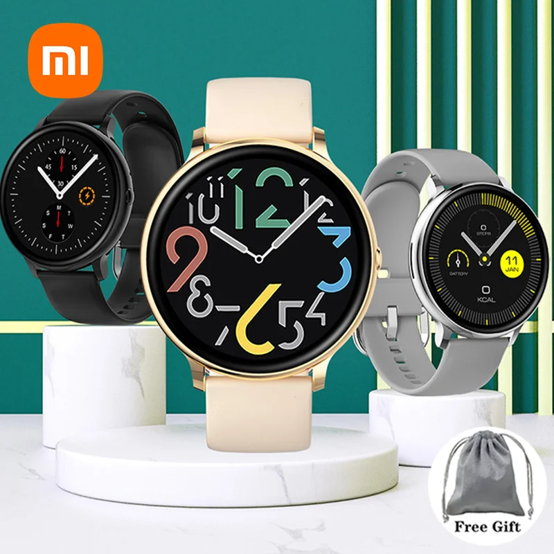 

Xiaomi Mijia Bluetooth Call Smart Watch Men Women Round Screen Sport Smartwatch Heart Rate Blood Pressure Monitor Bracelet